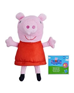 Lodër për fëmijë, Peppa Pig pelush, rozë/kuqe, 19 cm, 1 copë