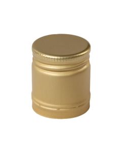 Tapë shisheje e prefiletuar, alumin, 30x35 mm, ari, 1 copë