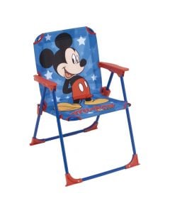 Children's chair, Mickey Mouse, aluminum/polyester, 38x32x53 cm, mixed, 1 piece