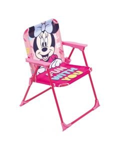 Children's chair, Minnie Mouse, aluminium/polyester, 38x32x53 cm, mixed, 1 piece
