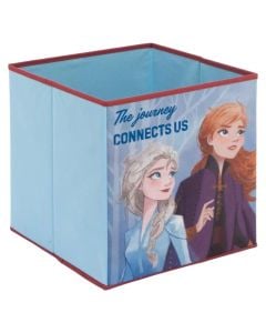 Storage box for children, Frozen II, polyester/cardboard, 31x31x31 cm, mixed, 1 piece