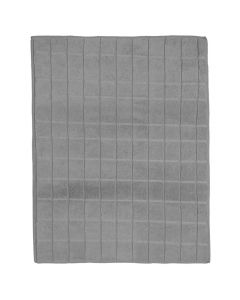 Microfiber dish towel, 50x38 cm, gray, 1 piece