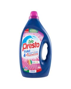 Detergjent likuid per rrobat, Bio Presto, Color, 1575 ml, 35 larje, 1 cope