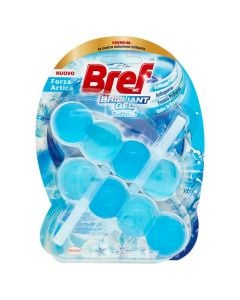 Toilet disinfectant, Bref, brilliant gel, blue, 2x42 gr