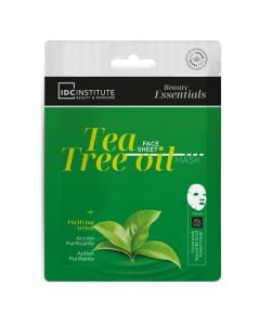 Face mask, IDC, Tea tree oil, cleansing action, 22 gr, 1 piece