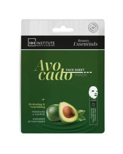 Maske per fytyren, IDC, Avocado, hidratues dhe ushqyes, 22 gr, 1 cope