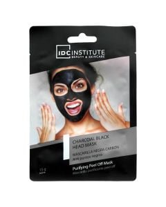 Black face mask, IDC, Charcoal, 15 gr, 1 piece