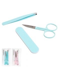Nail care set, IDC, clippers, scissors, tweezers, stainless steel, mixed
