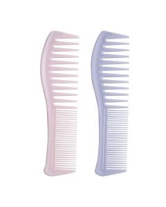 Hair comb, IDC, double comb, abs, mixed, 1 piece