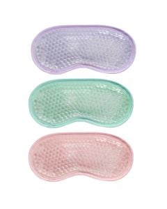 Eye mask, IDC, aqua peas, with pearls, mixed, 1 piece