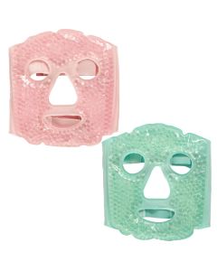 Face mask, IDC, aqua peas, with pearls, mix, 1 piece