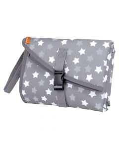 Changing table for babies, cante shape, gray, with stars, 61x42 cm, 1 piece