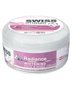 Face and body cream, Swiss Image, with whitening and shine, 200 ml, 1 piece