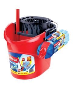 Cleaning bucket set, Vileda, Classico, with stick and swab