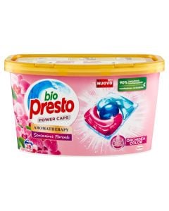 Capsule detergent, Bio Presto, color, orchid, 18 capsules, 1 pack
