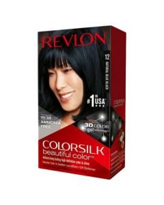 Hair dye, Revlon, 12, Natural blue, black 2L, 3D color