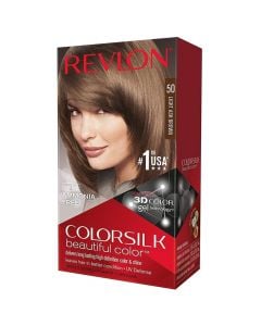Hair dye, Revlon, 50, Light, ASH brown 2 L, 3D color