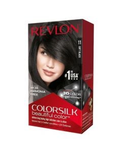 Hair dye, Revlon, 11, Soft Black 2 L, 3D color