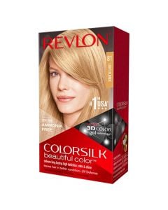 Hair dye, Revlon, 81, Light Blonde 2L, 3D color