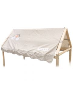 Canopy for children's bed, Rainbow, beige, 1 piece