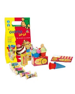 Plasticine, Giotto, Be-be, ice cream, 6 pieces, 1 package