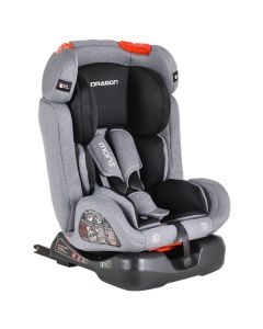 Car seat for children, Cangaroo, Dragon, Isofix, 0-36 kg, gray, 1 piece