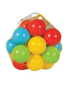 Ball for children, Pilsan, mixed, 9 cm, 10 piece, 1 pack