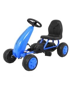 Makinë me pedale, Go CART, Blaze, blu, 63x33x40 cm, 1 copë