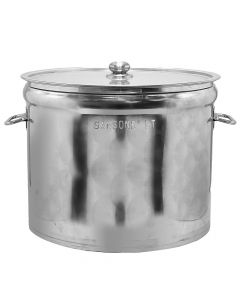 Container for boiling milk, stainless steel, 50 liters, 1 piece