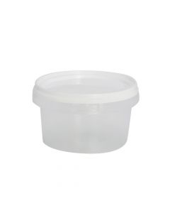 Plastic bucket, circular, transparent, 500 ml, 1 piece