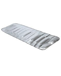 Shtroje kampingu, alumin, 190x60 cm, gri, 1 cope