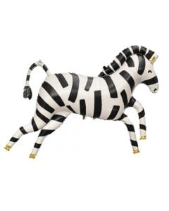 Balloon in the shape of a zebra, mixed, 115x85 cm, 1 piece