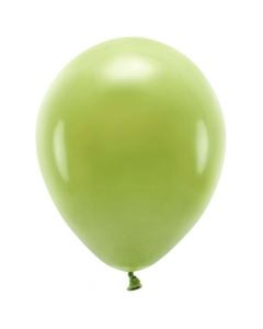 Balloon, Eco, olive green, latex, 30 cm, 10 piece, 1 pack