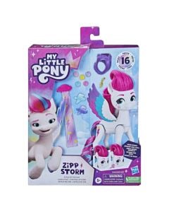 Toy for children, My Little Pony, Zipp Storm, white/purple, +5 years, 14 cm, 1 piece