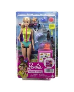 Toy for children, Barbie, marine biologist, plastic, mixed, +3 years, 1 piece
