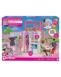 Toy for children, Barbie, doll house, plastic, +3 years, pink, 1 piece