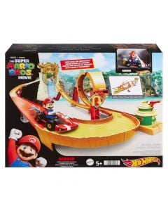 Loder per femije, Hot Wheels, Super Mario Bros, Jungle Kingdom Raceway, plastike, mikse, +5 vjec, 1 cope