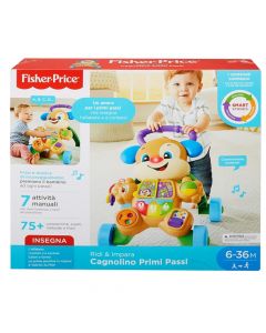 Toy for babies, Fisher Price, First steps, puppy, plastic, mixed, +6 months, 1 piece