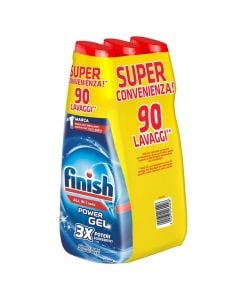 Detergent for dishwashers, Finish, all in one, power gel, 3x600 ml