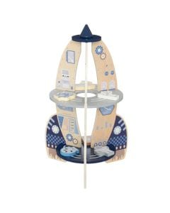 Loder per femije, Rocket, Space, 60 cm, druri, mikse, 1 cope