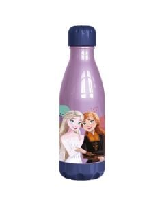 Bottle for children, Frozen, plastic, 560 cm, purple, 1 piece