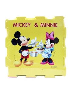Tapet pazell për fëmijë, " Mickey & Mini", 31x31 cm, 9 pjesë