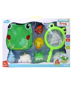 Lodër për fëmijë, "Bathroom frog", 32.5x47x7.5 cm, verdhë, 18m+,  1 copë