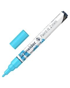 Marker, Schneider, acrylic 'Paint-IT', 310, 2mm, pastel blue, 1 piece