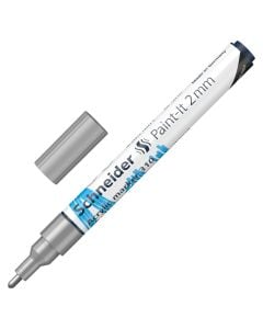 Marker, Schneider, akrilik 'Paint-IT ', 310, 2mm, argjend, 1 copë
