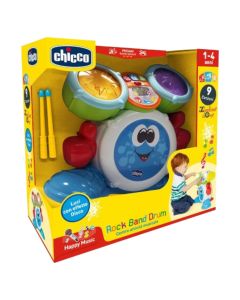Baby toy, Chicco, Rocky the Drum, plastic, mixed, +12 months, 1 piece