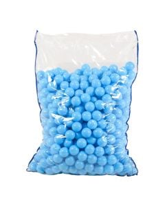 Children's balls, Pilsan, plastic, blue, 6 cm, 500 pieces, 1 pack