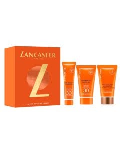 Set mbrojtes dielli+qumesht trupi, Lancaster, LCST SUN FACE CREAM SPF 30, 30 ML+BODY MILK SPF 30, 50 ML+ GOL, 1 pako