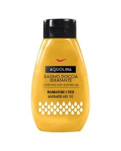 Shower gel, Aquolina, mandarin and fico, bagno doccia idratante, 300 ml, 1 piece