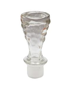 Glass stopper, 24mm x W W grape ear